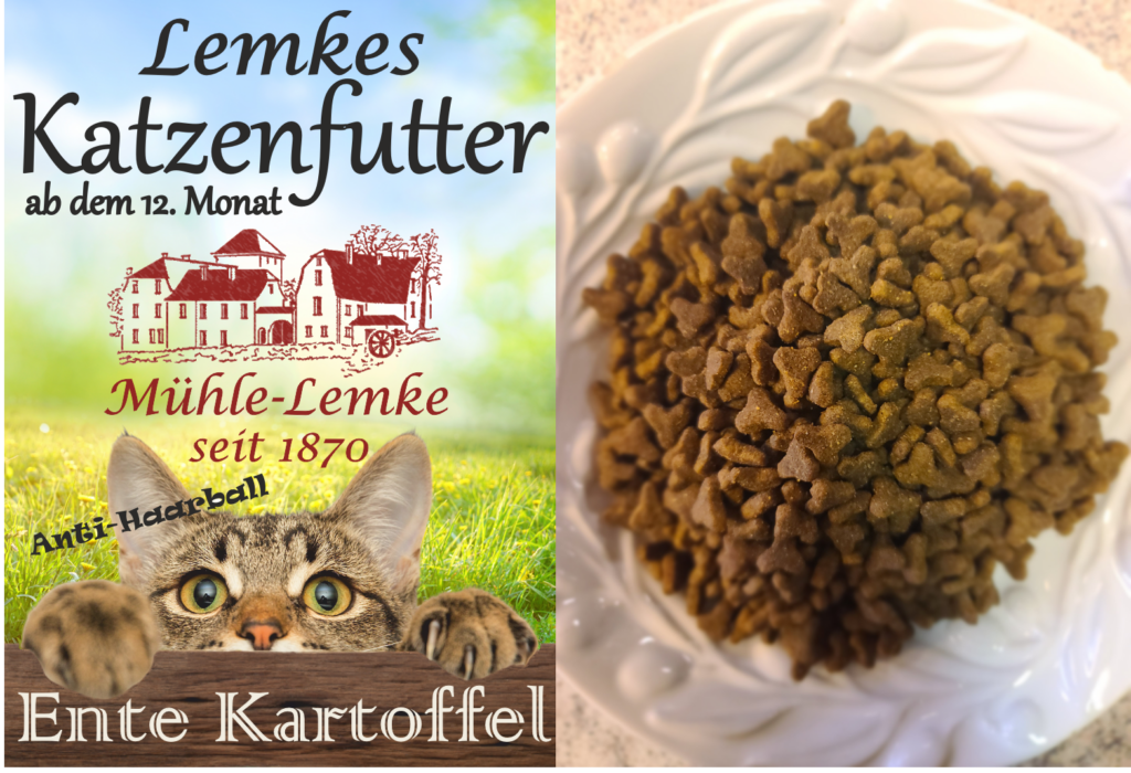 Lemkes Katzenfutter Ente-Kartoffel