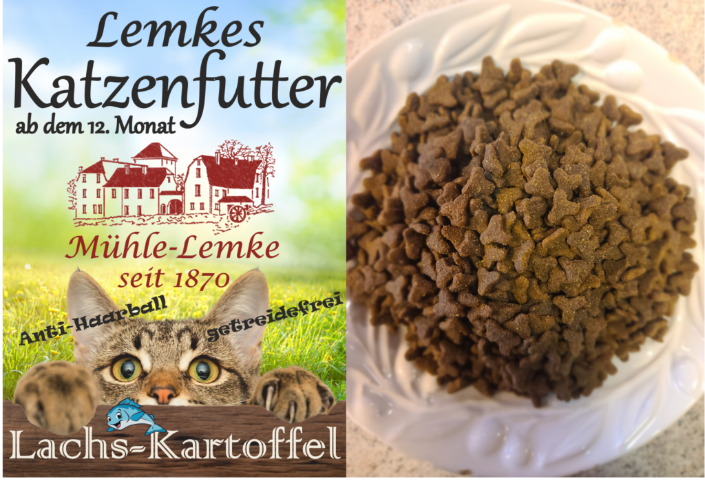 Lemkes Katzenfutter Lachs-Kartoffel