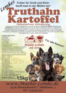 Mühle Lemke Truthahn Kartoffel